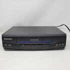 Panasonic PVQ-V201 2-głowicowy magnetowid bez zdalnego odtwarzacza VHS nagrywanie wideo przetestowany działający
