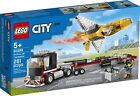 Lego City 60289 Airshow Jet Transporter 281 pcs NEW Special Transport Semi Truck