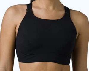 PRANA Everyday High Impact Black Support Bra NEW Womens Sz S M - Picture 1 of 12