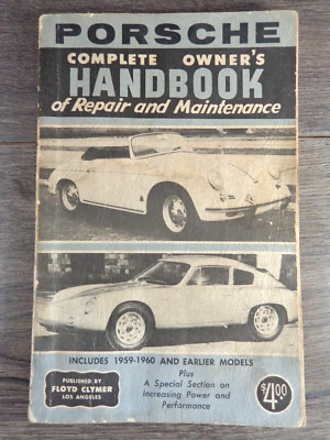 Clymer Porsche 1960 manual completo del propietario de reparación y mantenimiento Foto 1 de 4