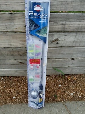 ZEBCO RT SERIES SPINCAST with 20 Compartment ZEBCO Tackle Wallet - Image 1 of 4