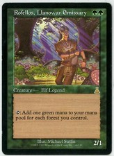 MTG Rofellos, Llanowar Emissary Urza's Destiny UDS English EX