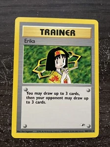 ÉRIKA RARE - POKÉMON 100/132 GYM HEROES PROCHE DU NEUF ENGLISH - Imagen 1 de 1
