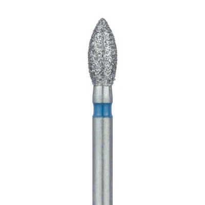 REDLAND FG POINTED FOOTBALL DIAMOND DENTAL BUR, 2.3MM Ø MEDIUM/FINE 10/BOX