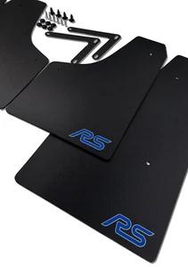 rallyflapZ | Mud Flaps & Kit fit: Ford Focus RS Mk2 Black 4mm PVC*S MSA RS-PB - Picture 1 of 6