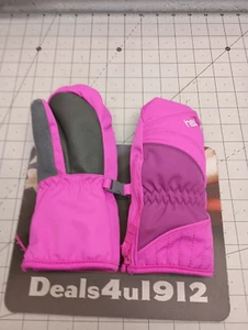 HEAD Pink Purple Child SNOW MITTENS~Kids Youth Size Extra Small XS Excellent Pre - Picture 1 of 8