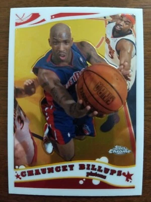 CHAUNCEY BILLUPS, 2005-06 TOPPS CHROME #33, PISTONS - Image 1 of 2