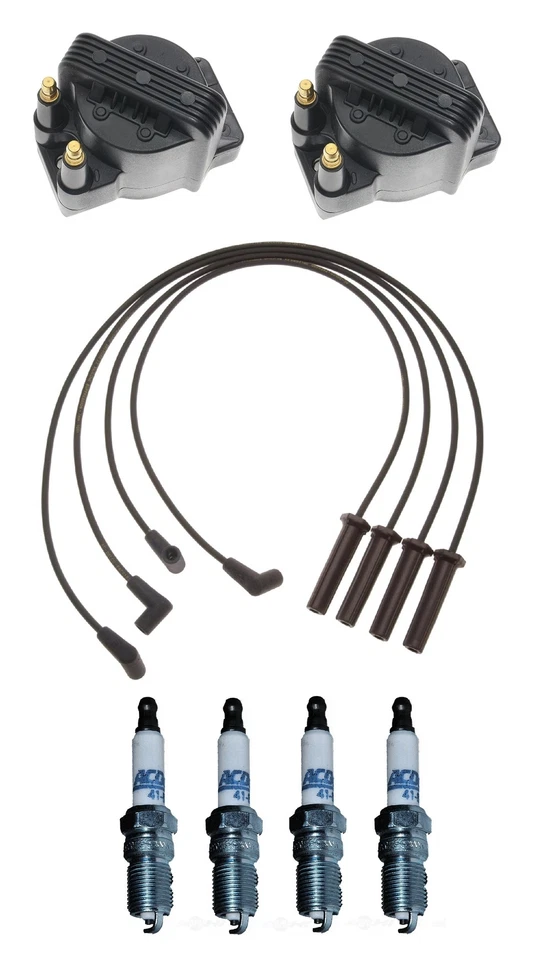 Kit de cables de encendido 2 bobinas 4 bujías ACDelco para GMC Sonoma 1998 L4 2,2 tracción trasera Foto 1 de 1