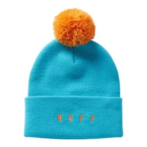 Neff Lawrence Endless Pom Beanie Teal - Picture 1 of 1