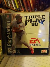 Triple Play 98 (Sony PlayStation 1, 1997) PS1 Black Label Complete