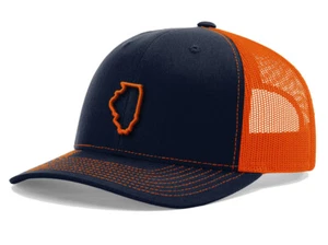 Illinois Team Pride Snapback Richardson Trucker Hat - Picture 1 of 2