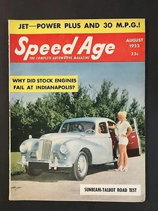 August 1953 Speed Age Magazine - Sunbeam - Talbot Road Test - Picture 1 of 2