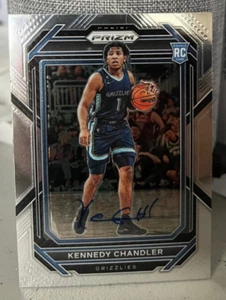 Kennedy Chandler 2022-23 Prizm Rookie Card #235 Autograph Beckett Authenticated - Picture 1 of 4