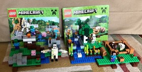 LEGO Minecraft 21123 THE IRON GOLEM & 21114 THE FARM Complete