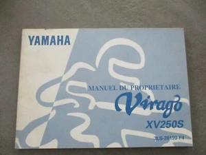 Podręcznik kierowcy Yamaha XV 250 S Manuel du Proprietaire Opieka Obsługi Klient - Zdjęcie 1 z 4