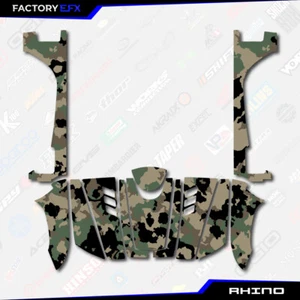 Army Distressed Camo Racing Graphics Kit fits Yamaha Rhino 450 660 700 04-Up - Picture 1 of 2