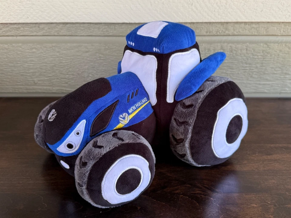 New Holland Tractor T7 Plush Toy Universal Hobbies Blue Plushie Farm Ag - Image 1 of 4