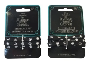 Disney The Nightmare Before Christmas Jack Skellington Shoe Laces 2 Pairs - Picture 1 of 2