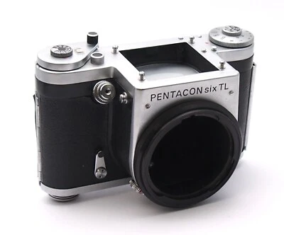 Cuerpo de cámara SLR de formato medio Pentacon Six TL 6x6 - Distribuidor del Reino Unido Foto 1 de 4