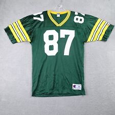 Vintage Green Bay Packers Jersey Mens 44 Brooks #87 Champion Mesh NFL Football