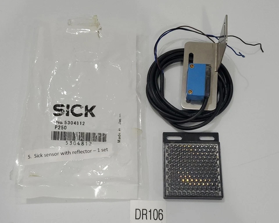 *PREOWNED* SICK GTB6 P1211 Photoelectric Sensor & 5304812 Reflector + Warranty! - Image 1 of 4