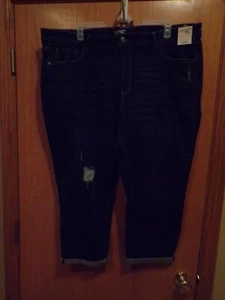 Mid-Rise Slim BOYFRIEND Jeans~Women's Size 24 W ~ NEW w/tags - Picture 1 of 2