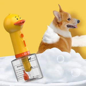 Little Yellow Duck Foam Pet Dog Cleaning Machine USB Automatic Soap Dispenser - Picture 1 of 12