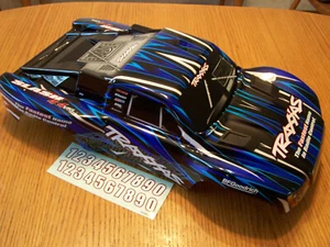 For Traxxas 1/10 Slash Blue Black Body Clipless Mounts 2wd BL-2s 4wd 4x4 VXL - Picture 1 of 7