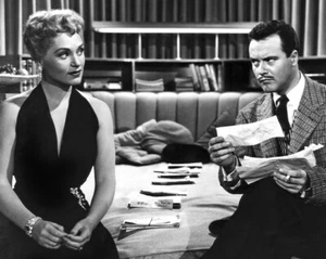 1954 PHFFFT Actress JUDY HOLLIDAY and JACK LEMMON Glossy 8x10 Photo Print Poster - Picture 1 of 1