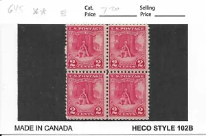 U.S. 2c Valley Forge, Sc #645, MNH Blk/4 (59366) - Picture 1 of 1