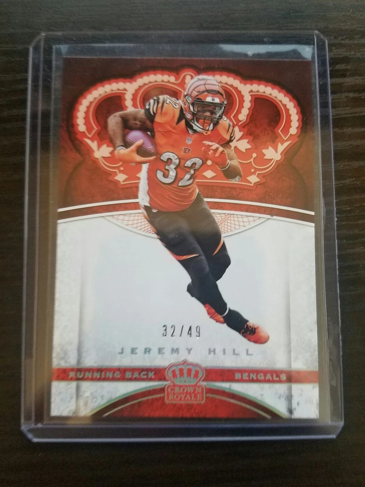 2017 Crown Royale Platinum #5 Jeremy Hill JERSEY # 32/49 - Image 1 of 1