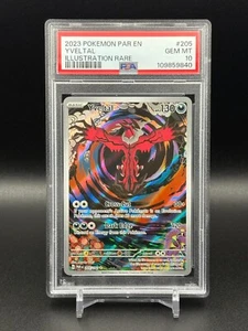 Pokémon Yveltal 205/182 Sv04: Paradox Rift Holo PSA 10 GEM MINT - Picture 1 of 2