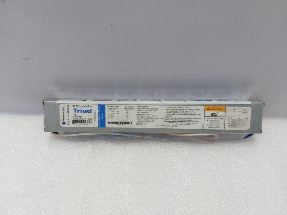 Triad B232IUNVHP-N000I Electronic Ballast B232IUNVHP-N - Image 1 of 4