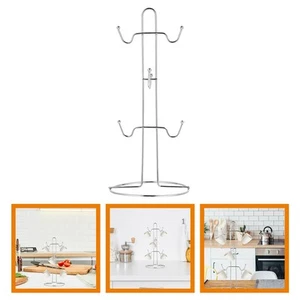 Shelf Mug Hanger Counter Rack Travel Coffee Stacker Holder Stand - Picture 1 of 12