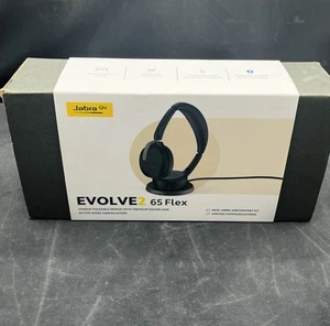 Jabra Evolve2 65 Flex Wireless Stereo Headset - Bluetooth Noise Cancelling - Zdjęcie 1 z 4