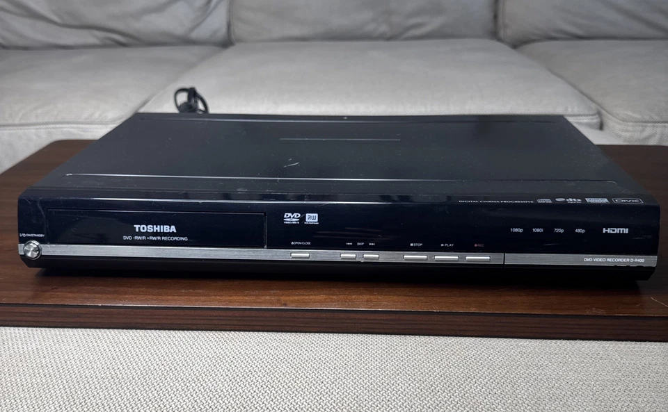 Toshiba D-R400 DVD Video Recorder Player HDMI 1080p No Remote Tested Working - Image 1 of 4