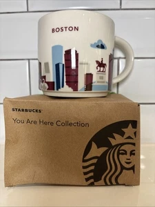 Starbucks Boston You Are Here Collection Series Kaffeebecher Tasse mit Box - Bild 1 von 14