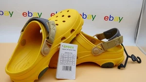 Crocs Men's All Terrain Clog Gray Synthetic Size M5 w7 -A4B3-6 - Picture 1 of 2
