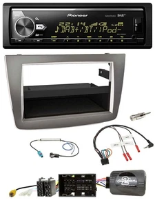 Pioneer Bluetooth USB DAB Lenkrad Autoradio für Alfa Mito 2014-2018 955 silber - Bild 1 von 9