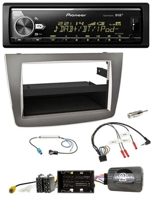 Pioneer Bluetooth USB DAB Lenkrad Autoradio für Alfa Mito 2014-2018 955 silber - Bild 1 von 4