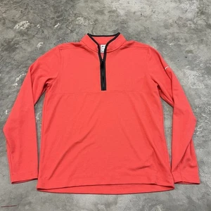 Nike Men's Victory Golf 1/2 Zip Top / Jacket DJ5474-850 Coral Red Size Medium - Picture 1 of 7