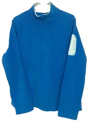 Danskin Now Jacket Womens 2X Fleece Qtr Zip Up Running Jacket Blue Isle 18W 20W - Image 1 of 4