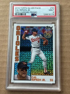 Topps Silver Pack 2019 - 1984 Topps Baseball Cal Ripken #T84-50 PSA 9 ¡Como nuevo! - Imagen 1 de 2