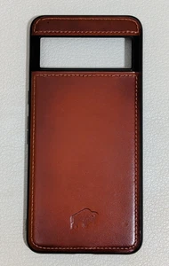 Custodia telefono in pelle marrone Blackbrook Pixel 8 Pro - Foto 1 di 10