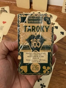100% Komplett - Vintage Taroky (Tarock) Kartenspiel in Box 54 Karten Selten Vintage - Bild 1 von 6