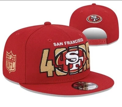 Gorra gorra San Francisco 49ers Snapback roja New Era Niners Bosa Purdy Montana Rice Foto 1 de 4