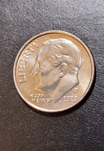 Sammlerstück US Roosevelt Dime 10 Cent fast unzirkuliert Sammler Geschenkideen - Bild 1 von 5