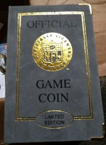 SUPER BOWL XXXIII BRONCOS FALCONS OFFICIAL NFL GAME COIN #4014 of 7,500. SILVER - Picture 1 of 4