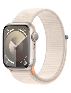 Apple Watch Series 9 GPS 41mm Smartwatch with Starlight Aluminum Case Sport loop - Photo 1 sur 5
