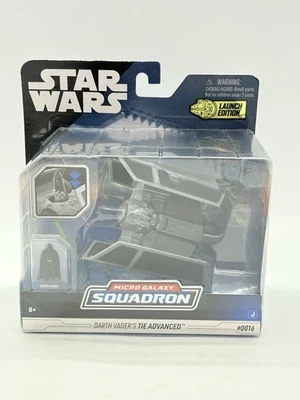 Star Wars Micro Galaxy Squadron Vader's Tie Advanced Launch Edition w/Minifigure - Image 1 of 4